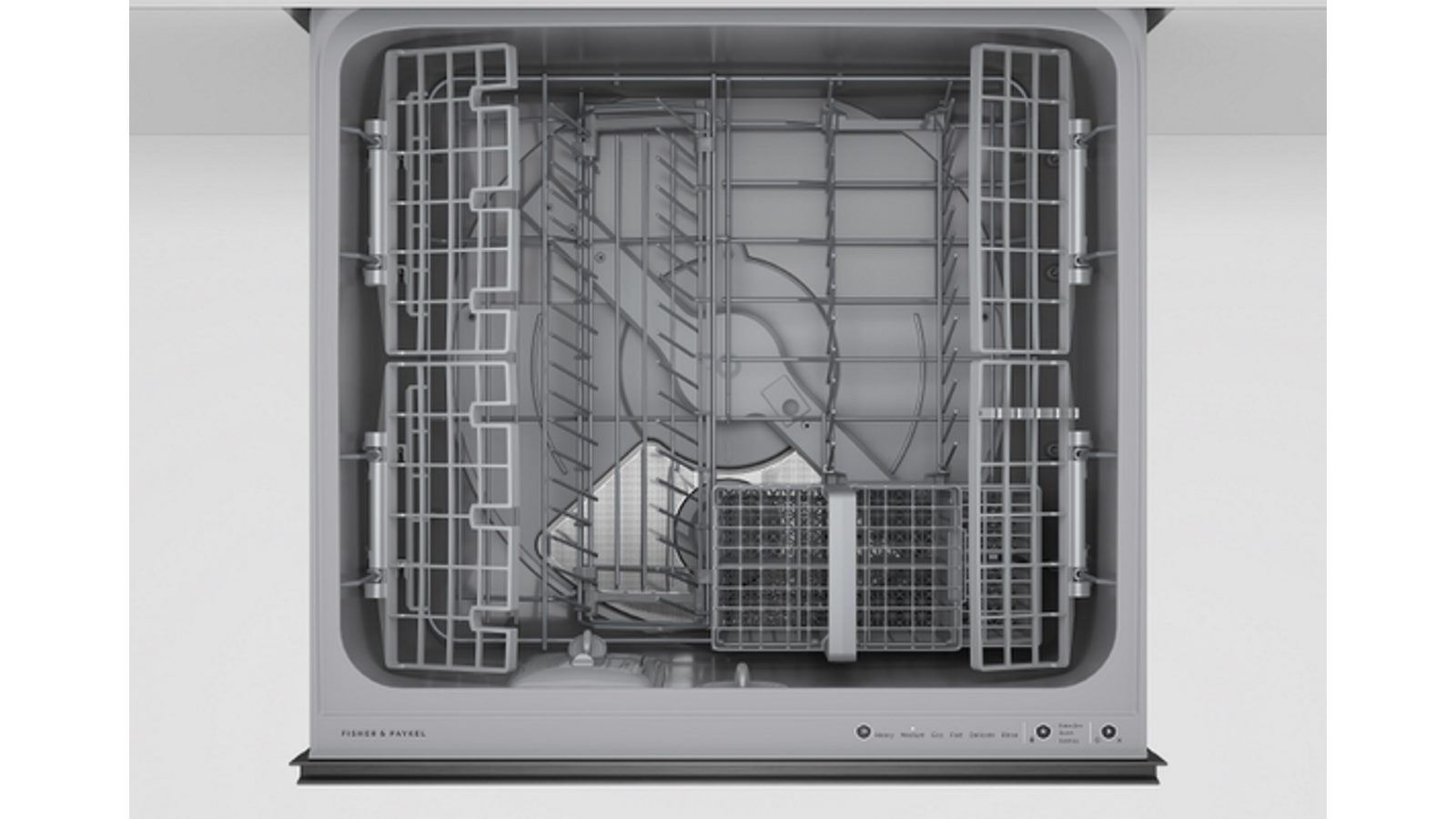 Fisher & Paykel Single Tall Buildunder Dishdrawer Dishwasher Black