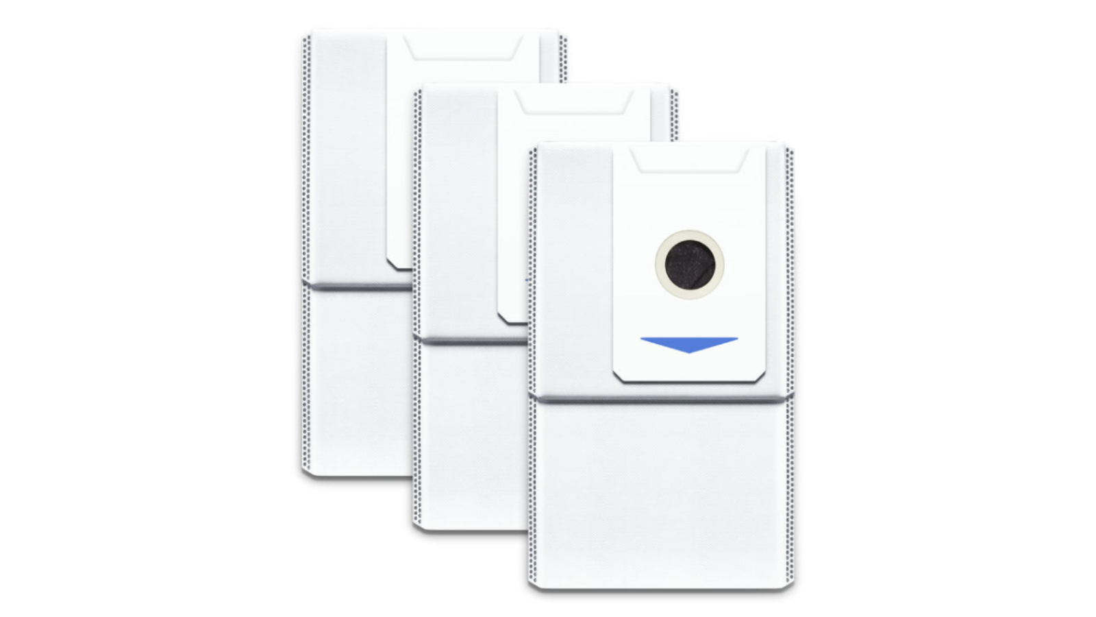 Ecovacs 3 Piece T30 Pro Antibac Dust Bag - White