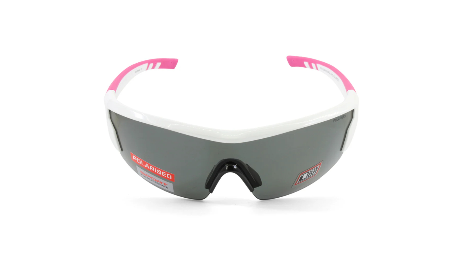 Dirty Dog 58042 Sport Wix Shiny WoMens Cycling Sunglasses - White Pink/Grey