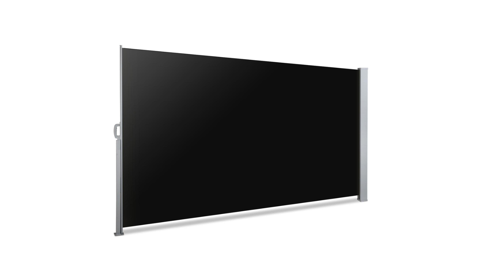 Instahut Privacy Screen Shade Retractable 200cm x 300cm Side Awning - Black