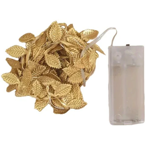 TM Simulation Golden Leaf String Light - 2metre