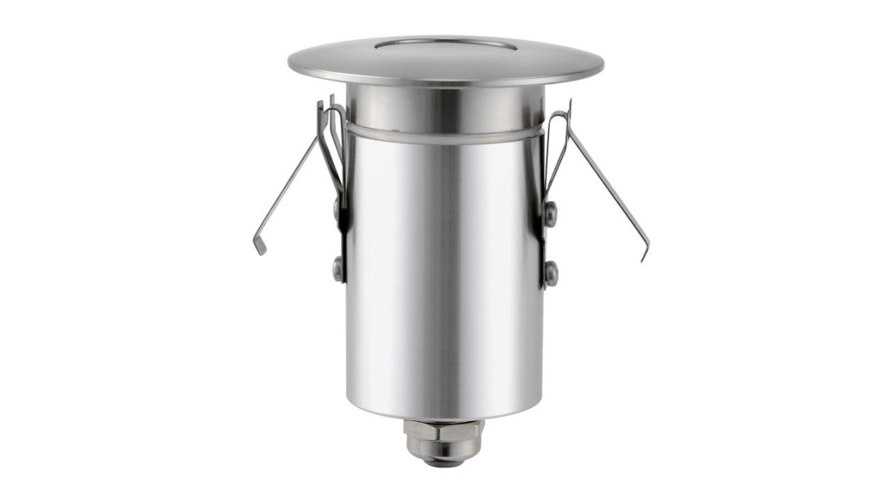 Deck Light 12V 3W Round 316 Stainless Steel 6000K Face Plate 6.4cm Open IP67