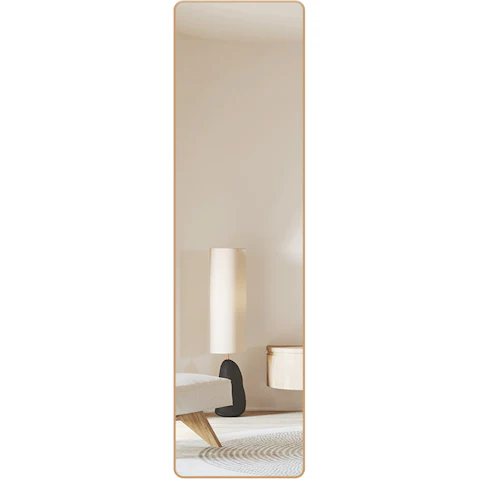 Yezi 150cm Door Wall Mounted Hanging Mirror - Golden