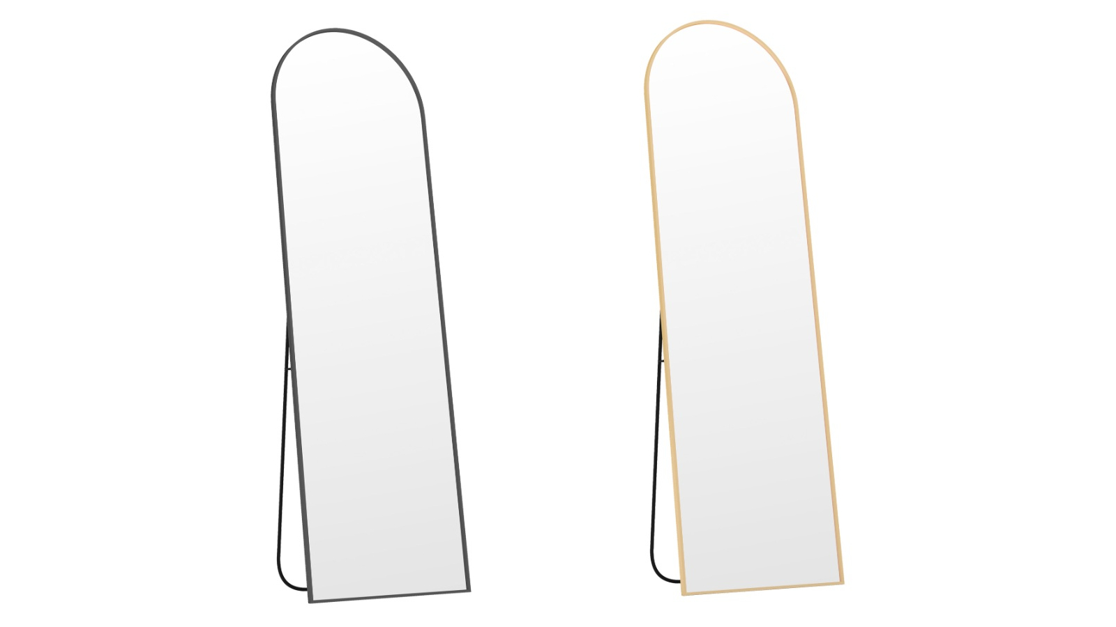 Yezi 165cm  Arched Frame Full Length Floor Mirror 