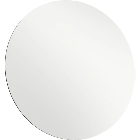 Yezi 50cm Round Self Adhesive Frameless Mirror