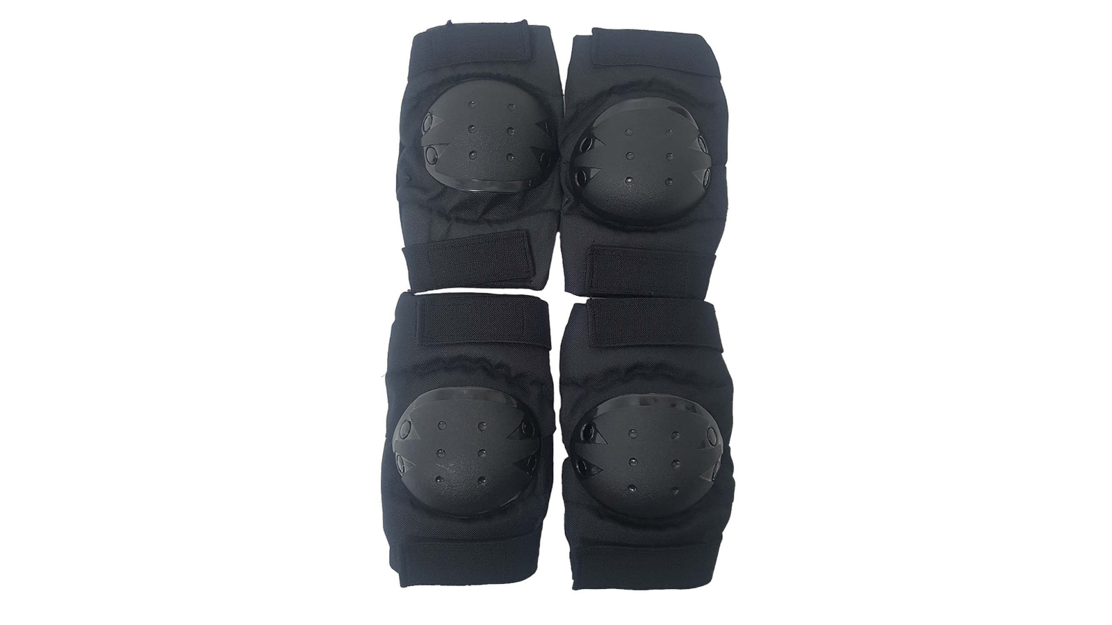 Defiant Set of 4 Kids Black Elbow and Knee Protection Pads - Small-Medium
