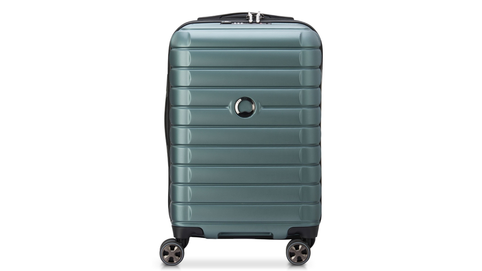 Delsey  Shadow 5.0 4 Double Wheel Expand Trolley Case Green - 55cm