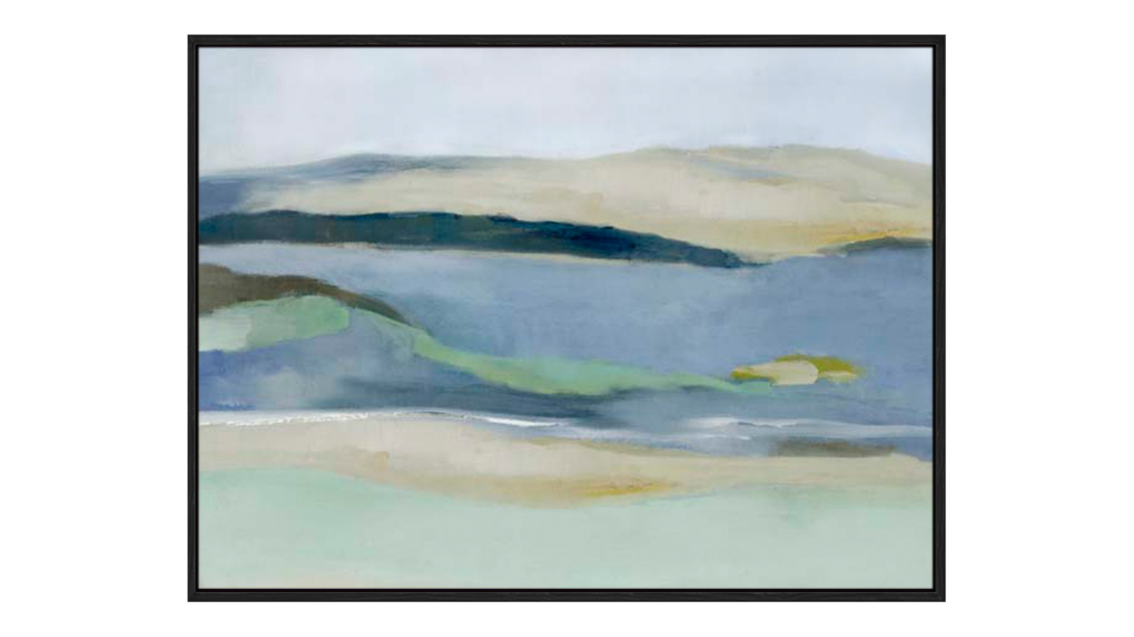 La Grolla Depth of Water Black Gallery Wall Art - 63 x 48cm | Harvey Norman
