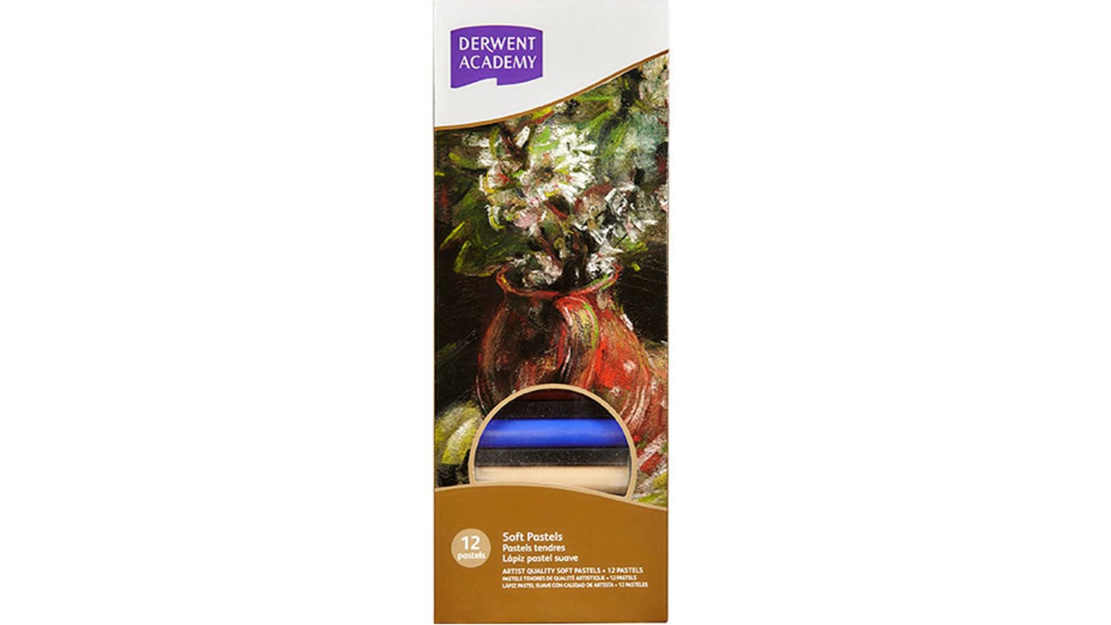 Derwent Academy Assorted Soft Pastel Block - Pack of 12