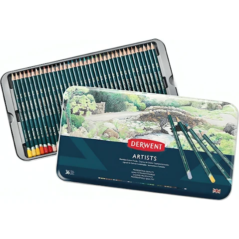 Derwent Set of 36 Professional Artist Colour Pencil