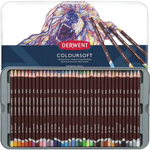 Derwent 36 Assorted Coloursoft Pencil