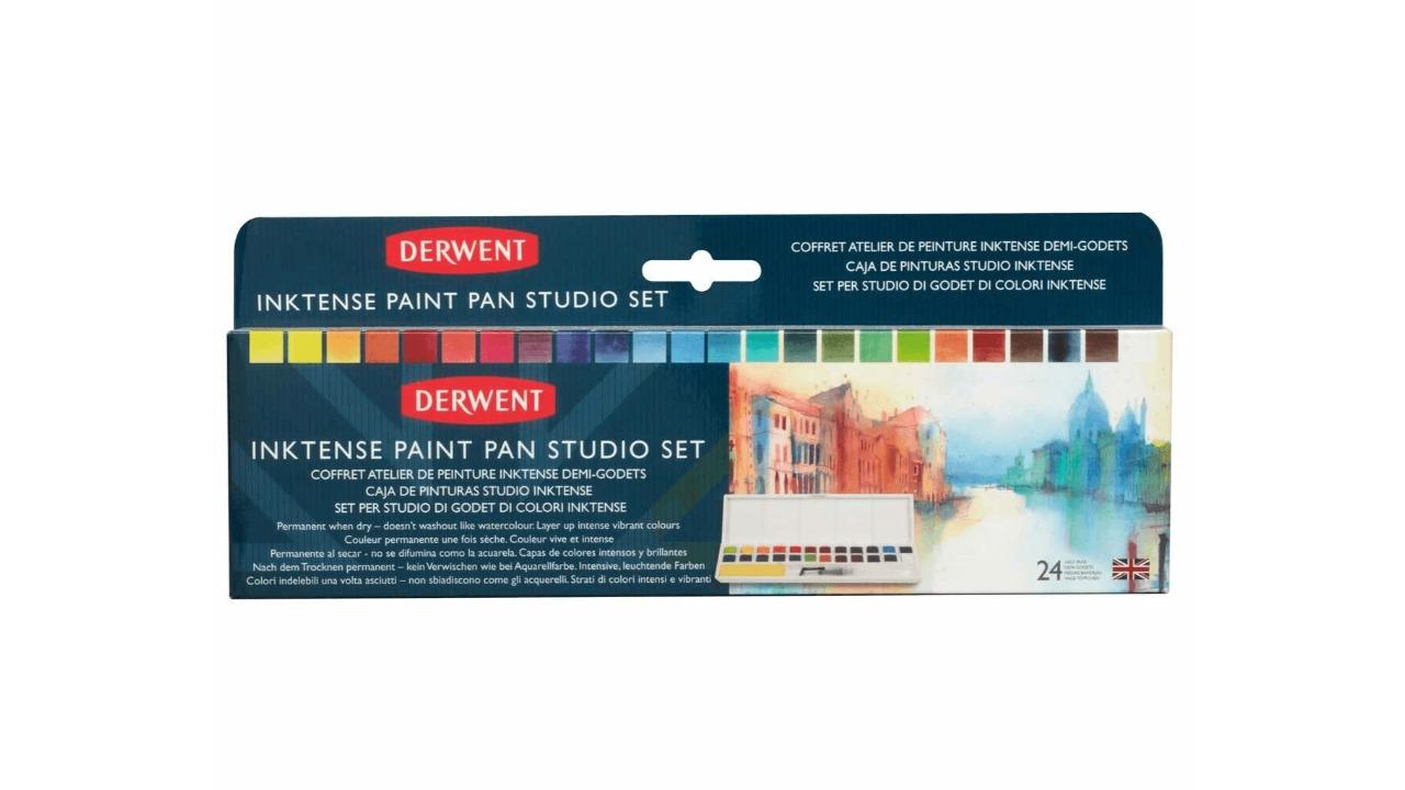 Derwent Inktense Paint Pan Studio Set
