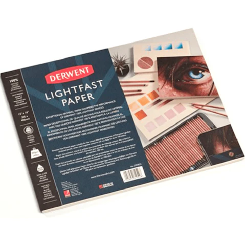 Derwent 20 Sheet Professional Lightfast Art Paper Pad - Medium