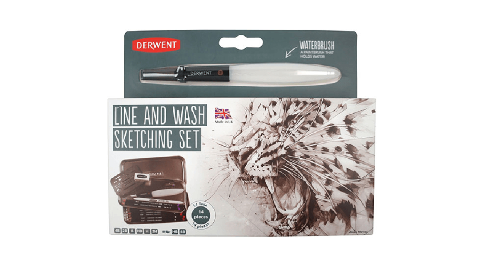 Derwent Line and Wash Sketching Set
