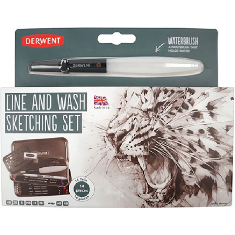 Derwent Line and Wash Sketching Set