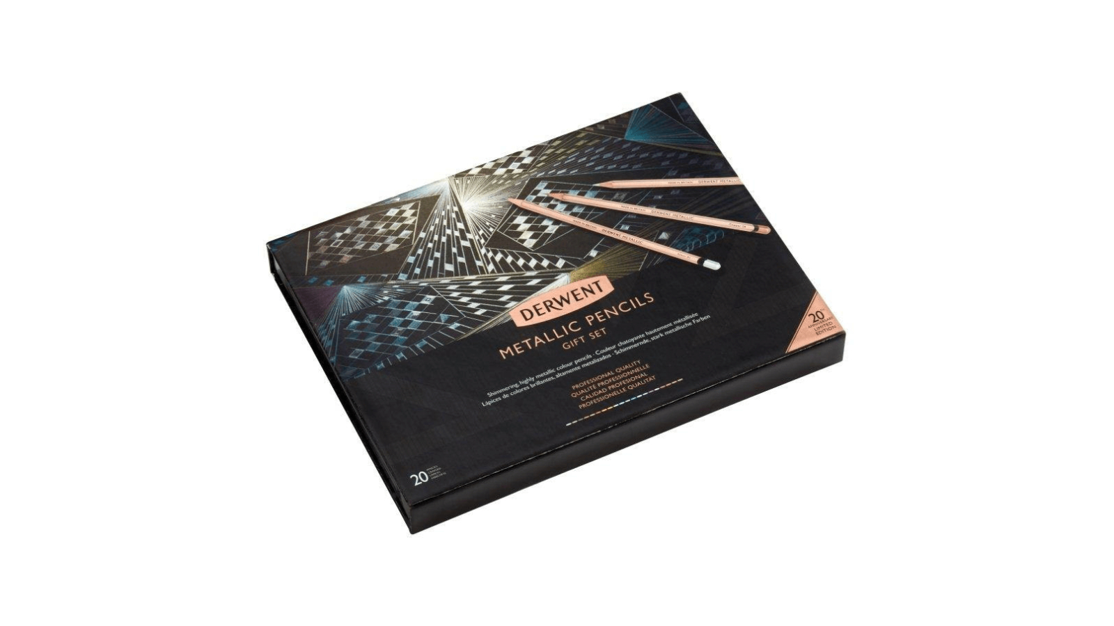 Derwent Metallic Professional Colour Pencil Gift Set