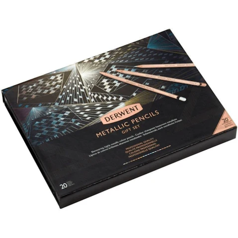 Derwent Metallic Professional Colour Pencil Gift Set