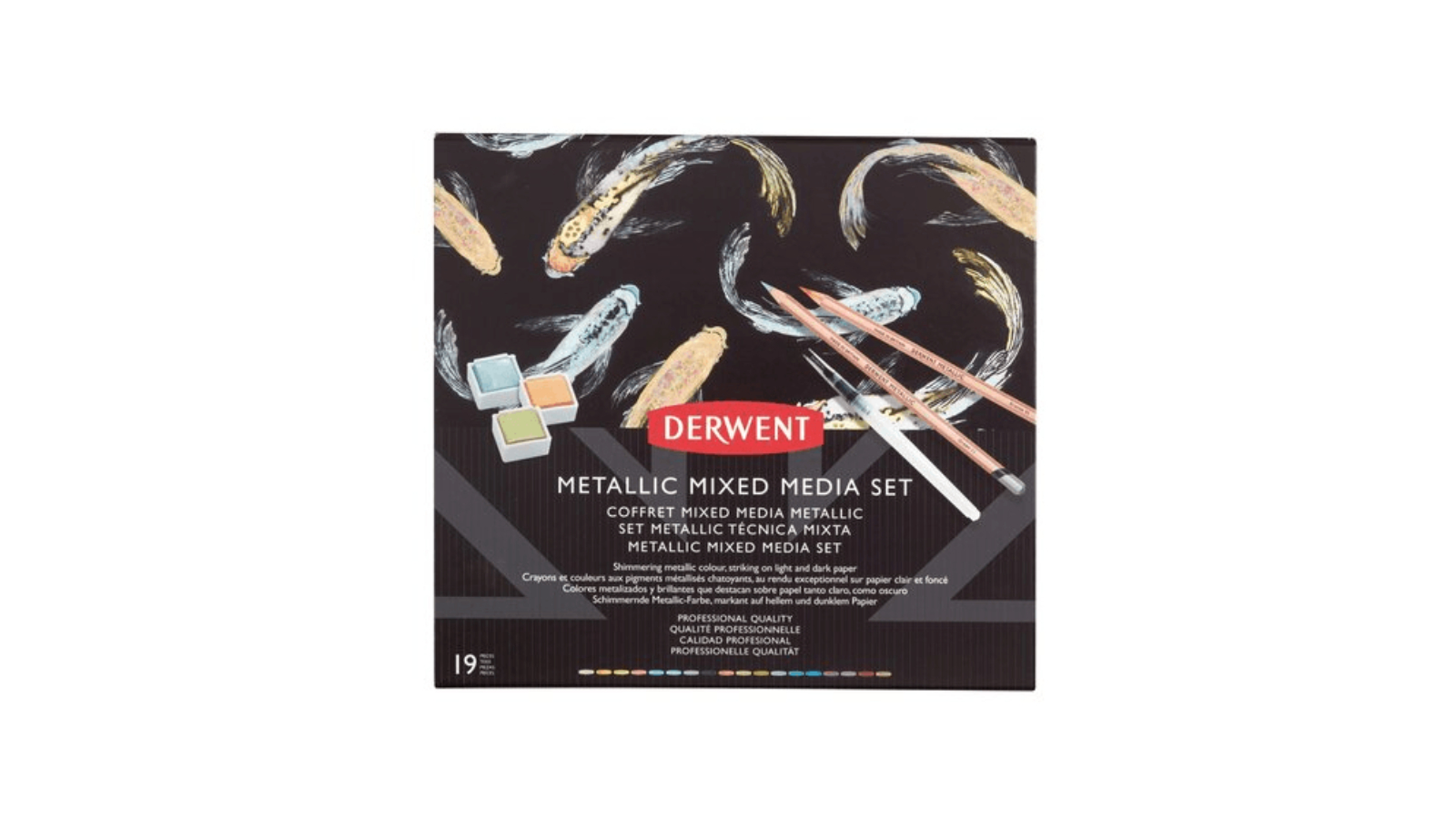 Derwent Metallic Mixed Media Colour Set