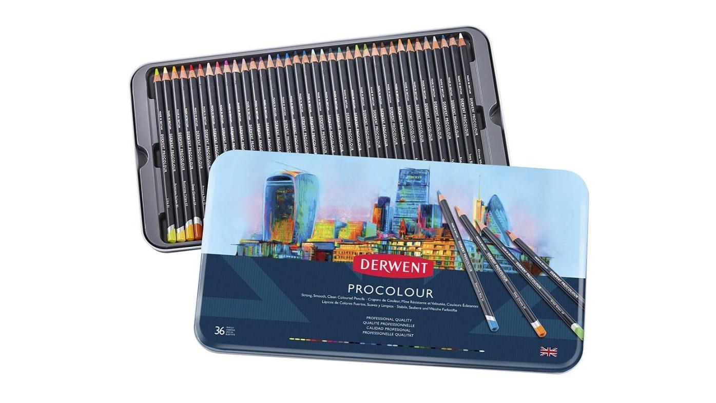 Derwent Pack of 36 Assorted Professional Procolour Pencil