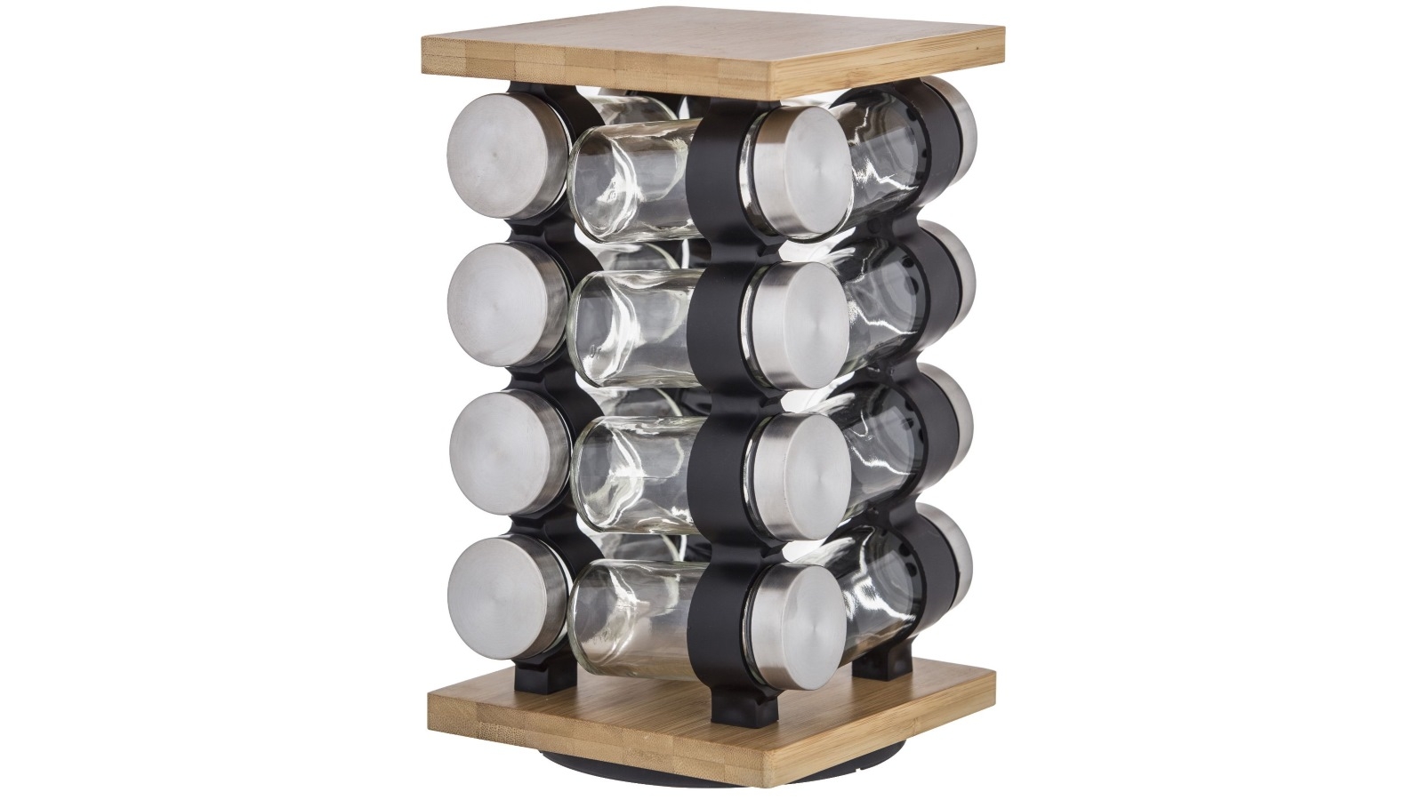 Davis and Waddell 16 Piece Romano Spice Jar Set with Rack