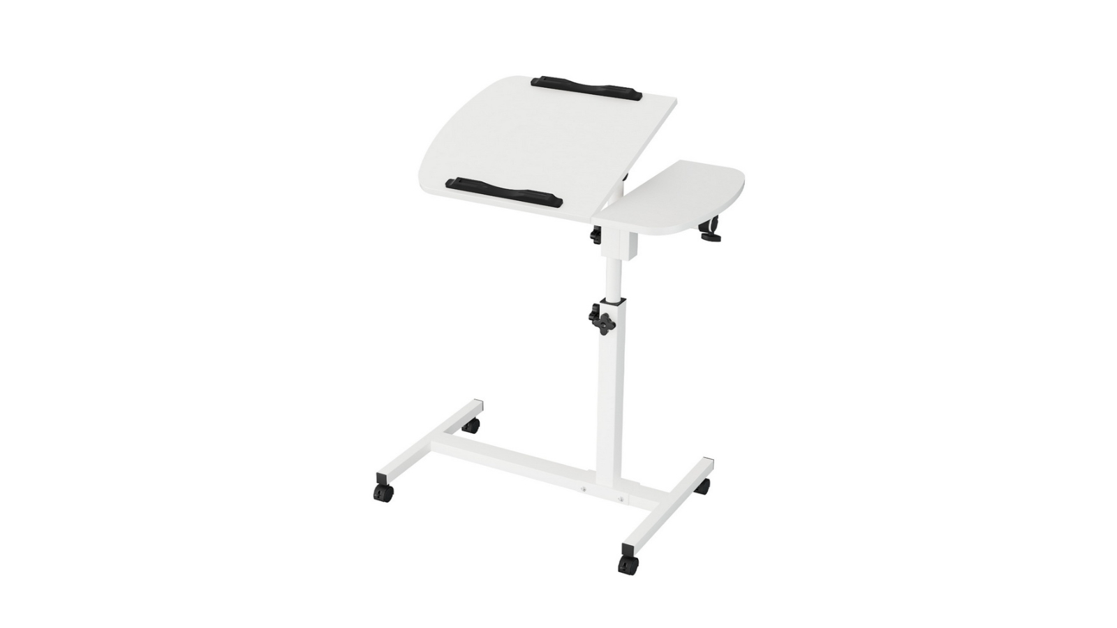 Artiss White Laptop Table Desk with Adjustable Stand