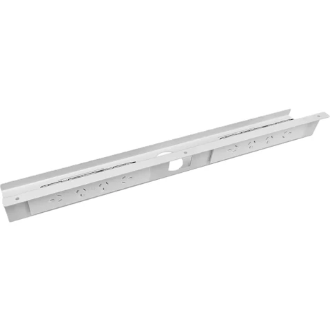 Desky 8 Plug Mini Cable and Power Tray - White