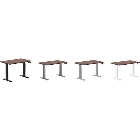 Desky American Rustic Pine Dual Mini Softwood Sit Stand Desk