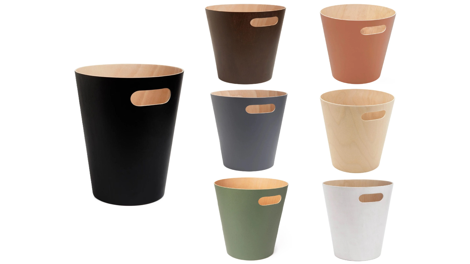 Desky Wooden Rubbish Bin