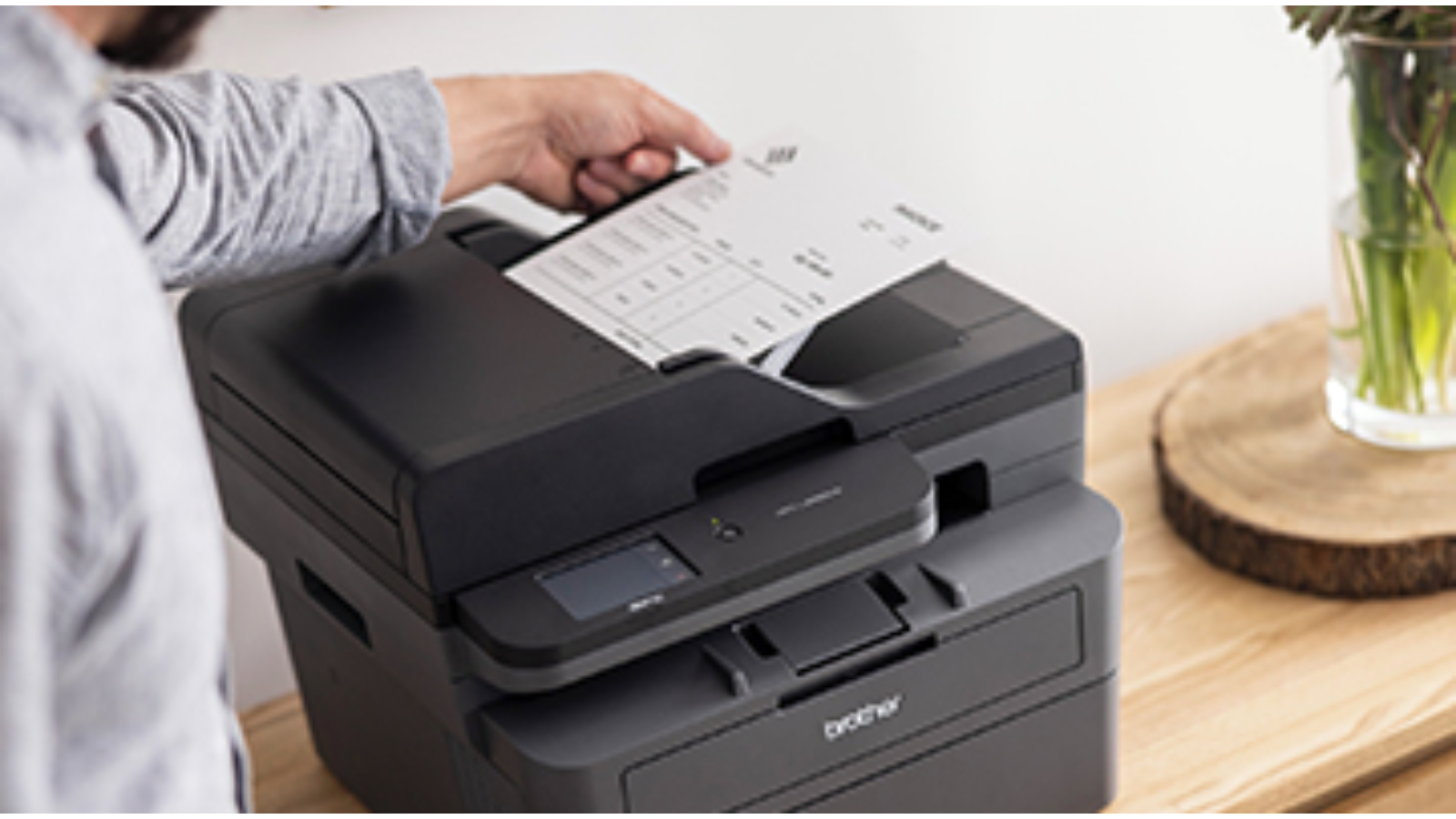 Brother MFCL2880DW XL Compact Monochrome Laser Multifunction Printer