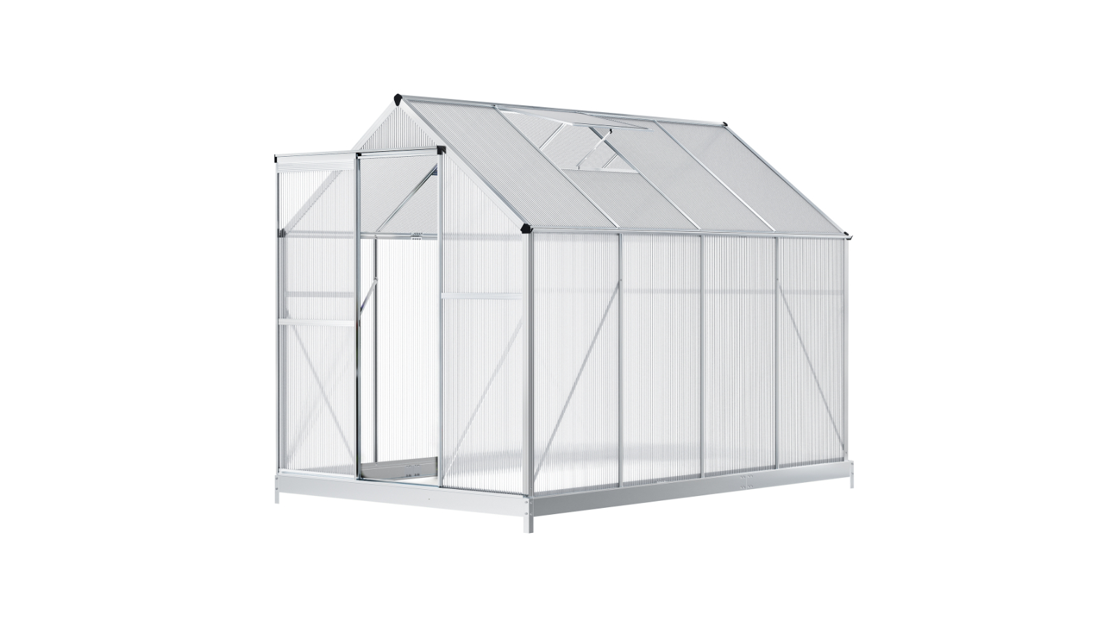 ALFORDSON Aluminium Greenhouse - 250 x 190 x 180cm