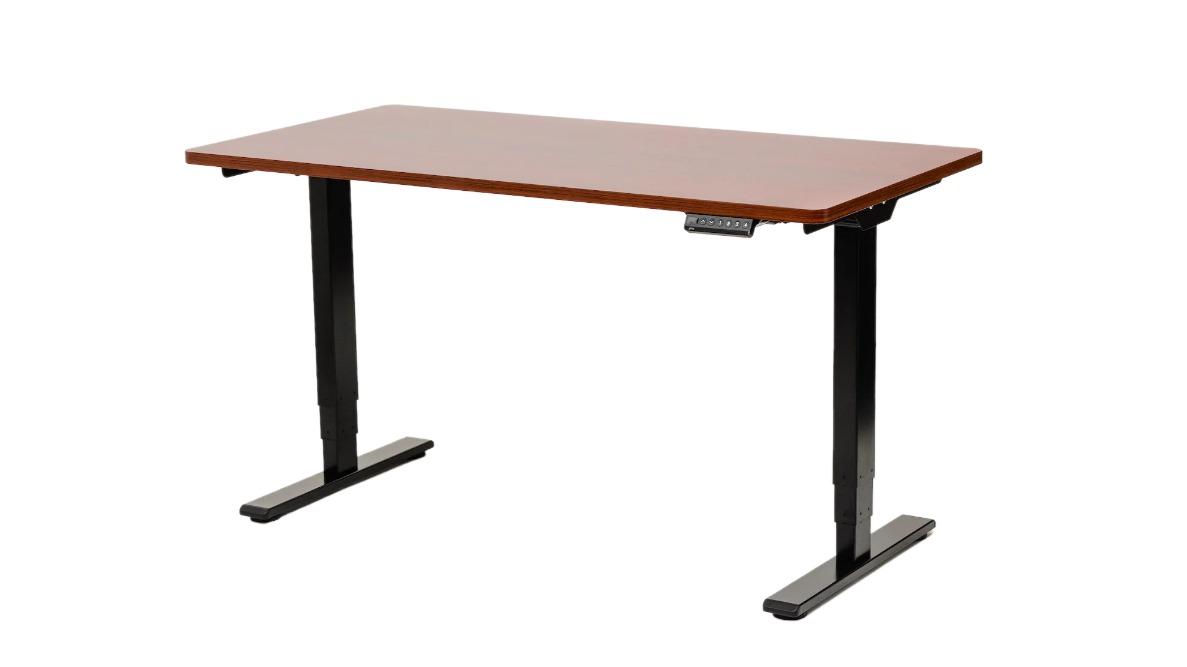 GKU 1.6metre ProLift V2 Electric Standing Desk - Mahogany/Black