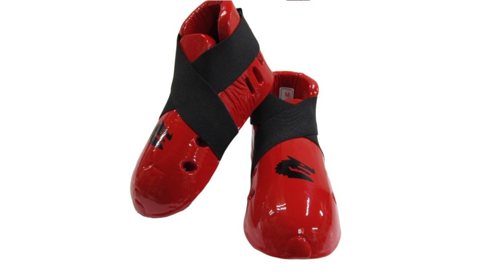 Morgan Sports Dipped Foam Protector Foot Guards Red - Large