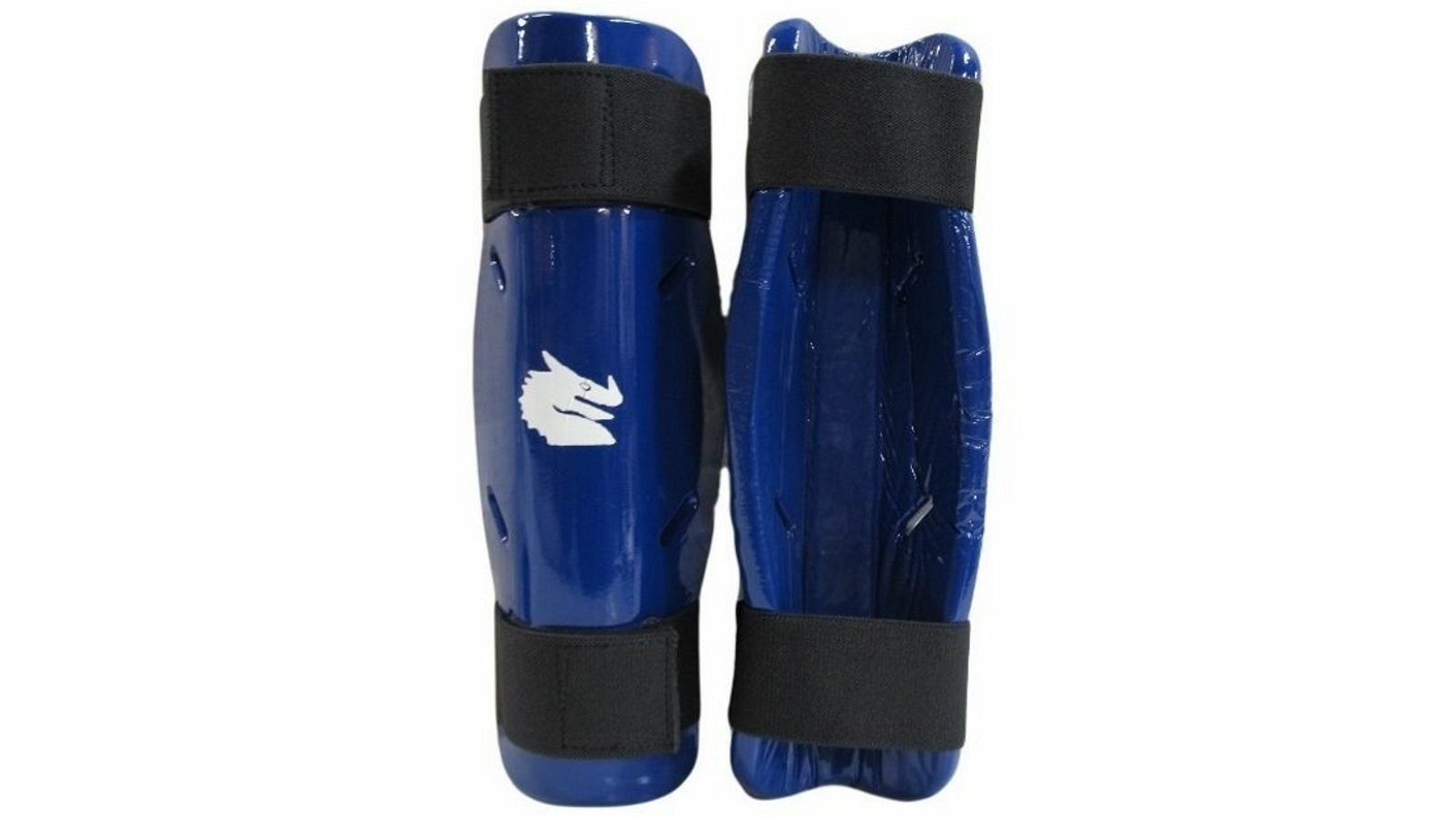 Morgan Sports Blue Dipped Foam Shin Guards and Protector