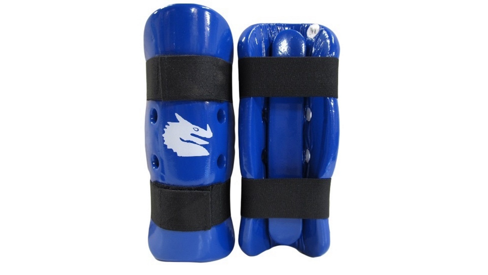 Morgan Sports Blue Dipped Foam Forearm Guards - Large