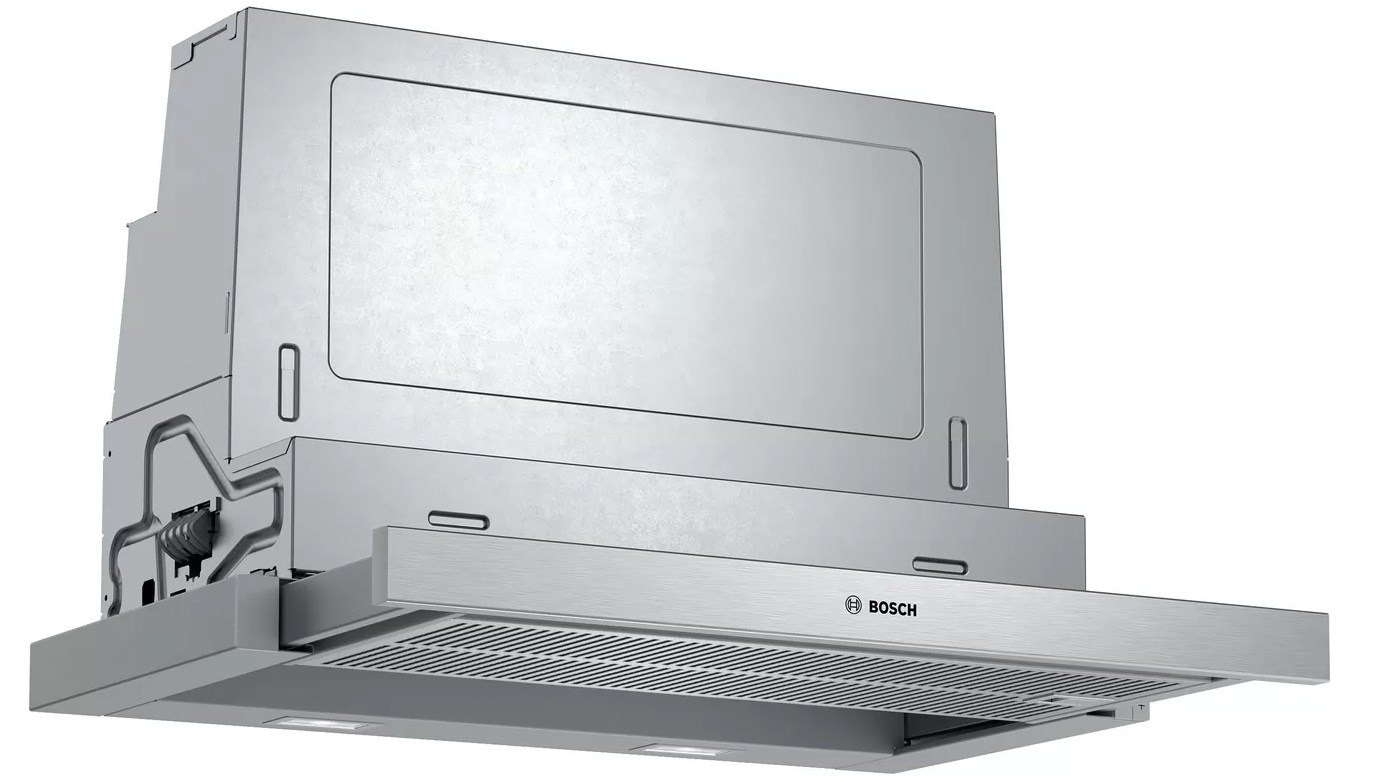 Bosch Series 4 60cm SlideOut Rangehood Silver Metallic Harvey Norman