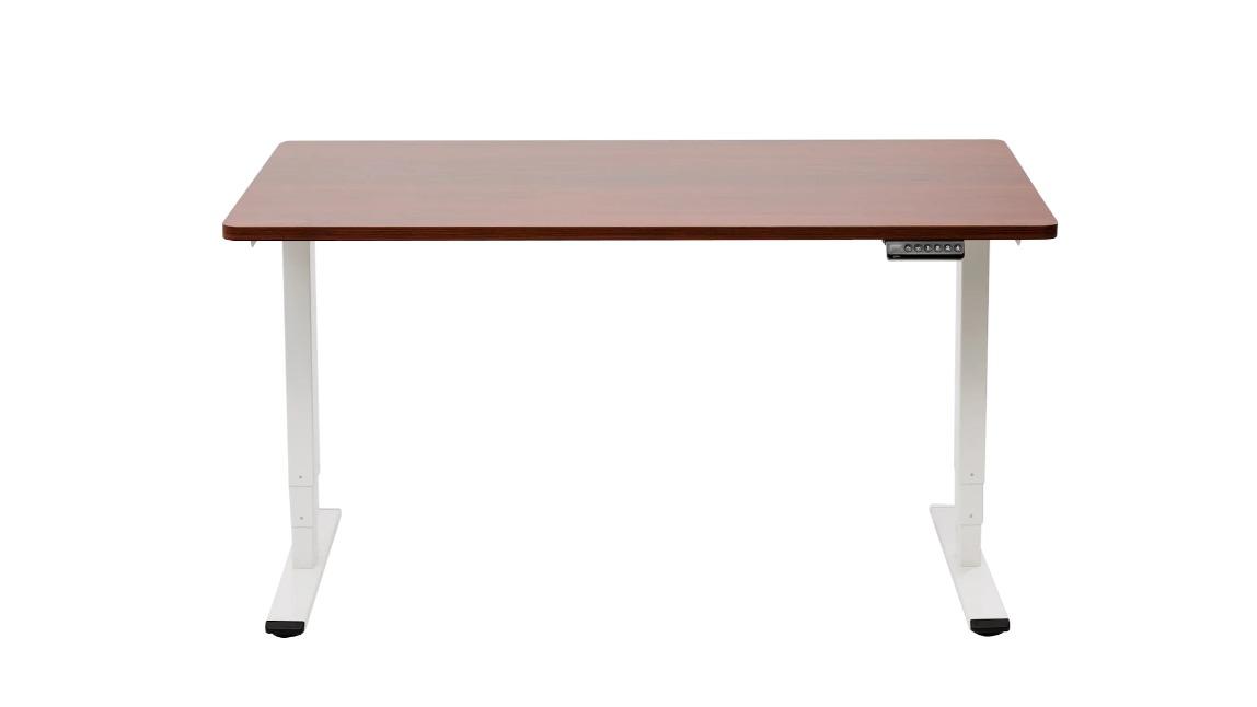 GKU 1.6metre ProLift V2 Electric Standing Desk - Mahogany/White
