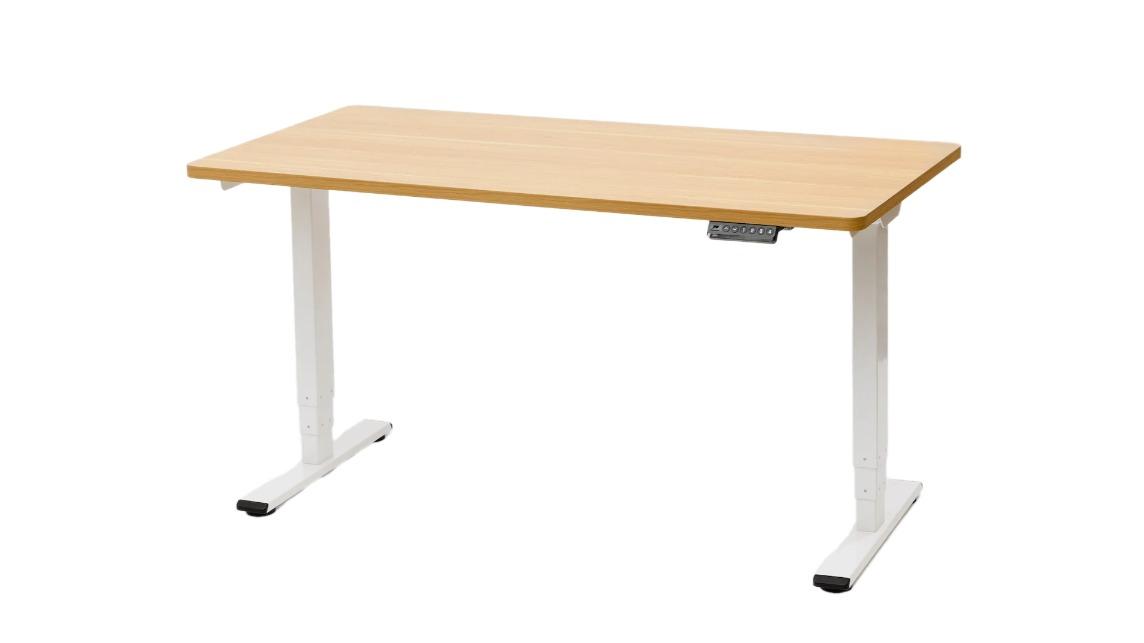 GKU 1.6metre ProLift V2 Electric Standing Desk - Oak/White