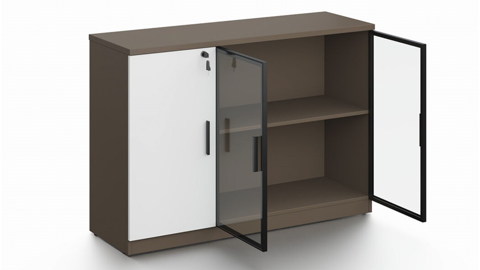 HelloFurniture Esma Office Storage Cabinet with Lockable Door