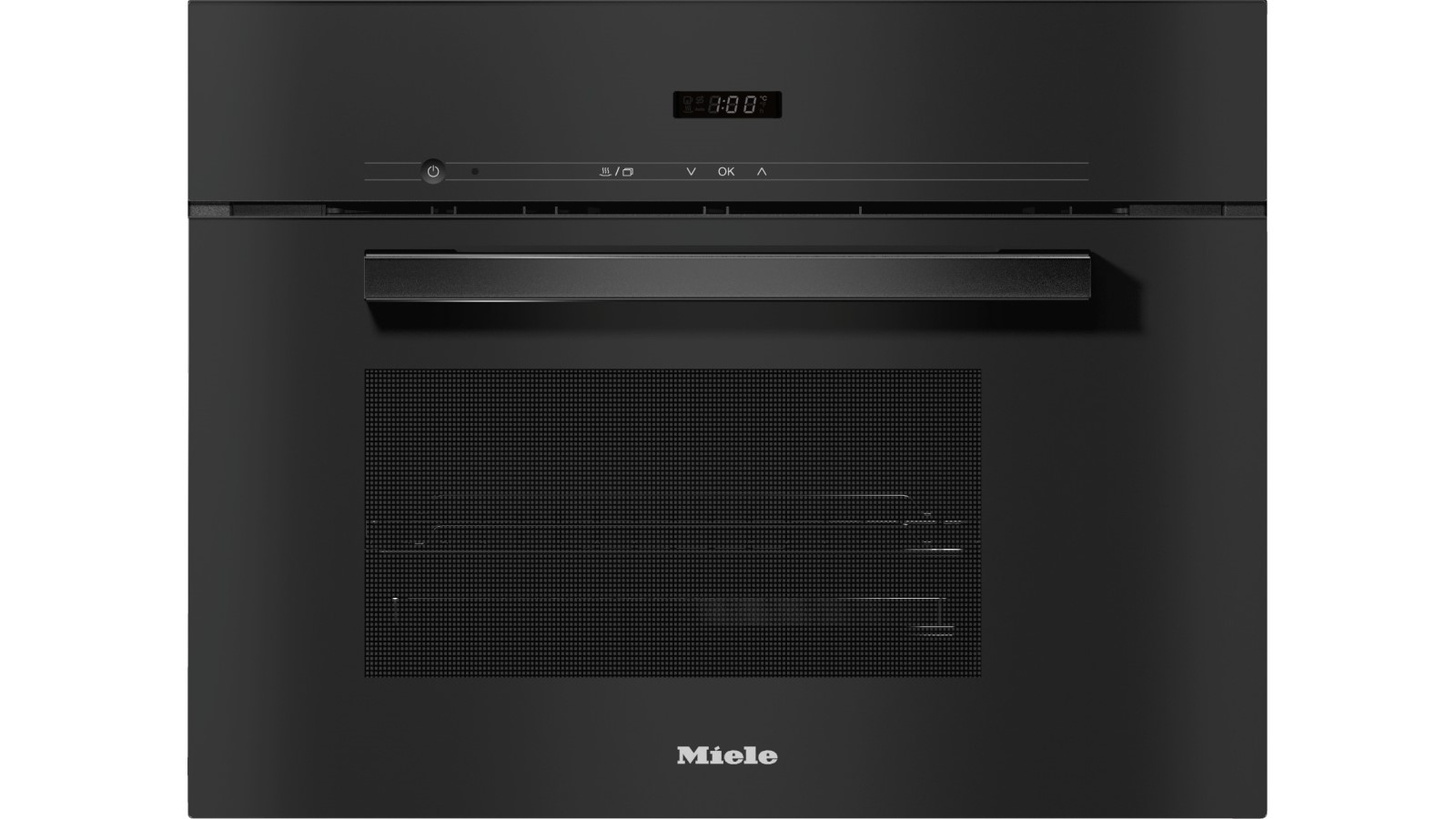 Miele DG 2840 Vitroline Built-in Steam Oven - Obsidian Black
