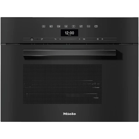 Miele DG 7440 Vitroline Built-in Steam Oven - Obsidian Black