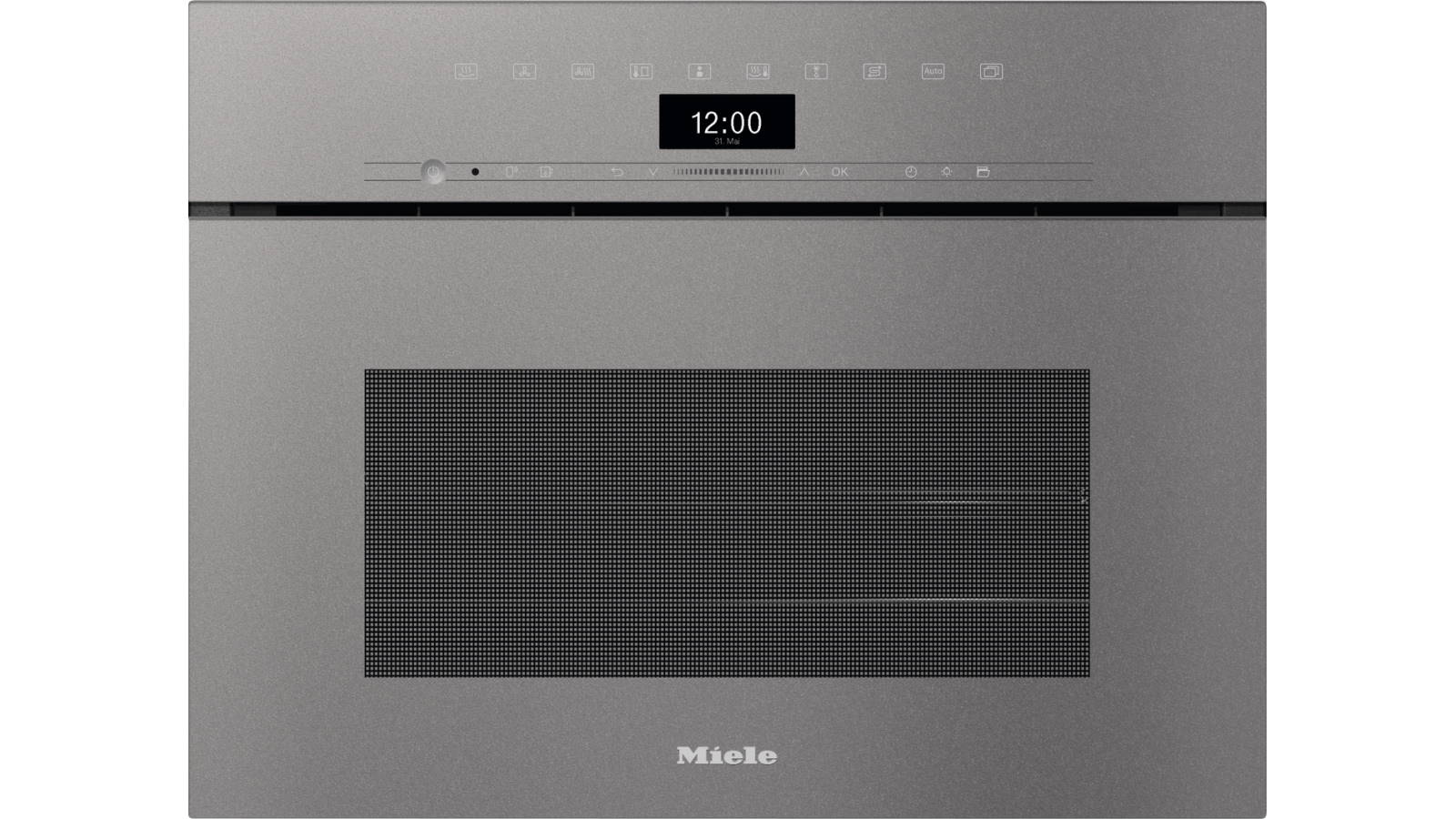 Miele DGC 7440 HCX Pro ArtLine Handleless Compact Combination Steam Oven - Graphite Grey