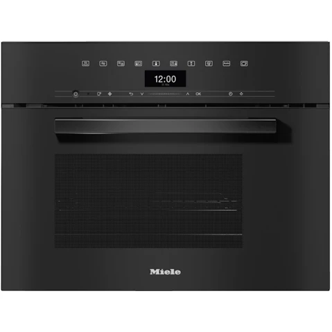Miele DGM 7440 Vitroline Steam Oven with Microwave - Obsidian Black