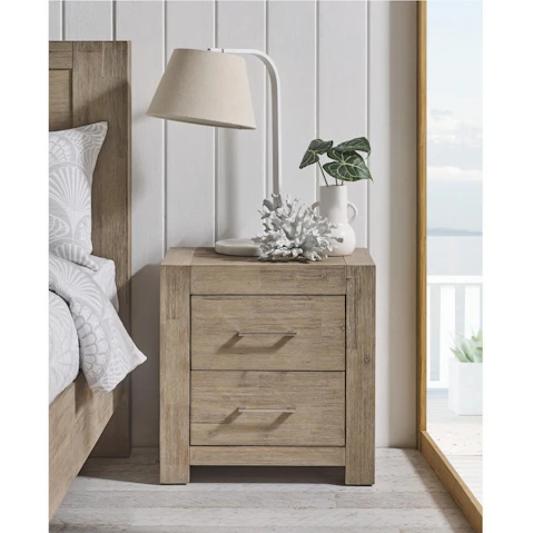 Hudson 2-Drawer Bedside Table
