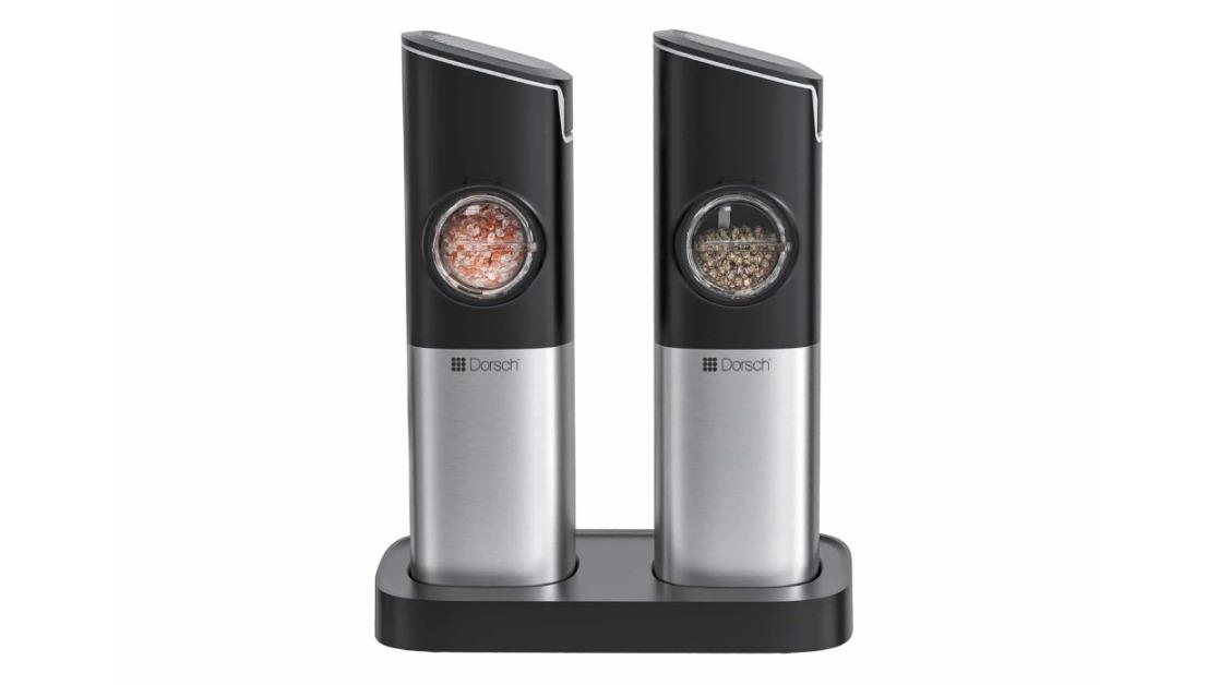 Dorsch Salt and Pepper Electric Shaker with Gravity Controlled