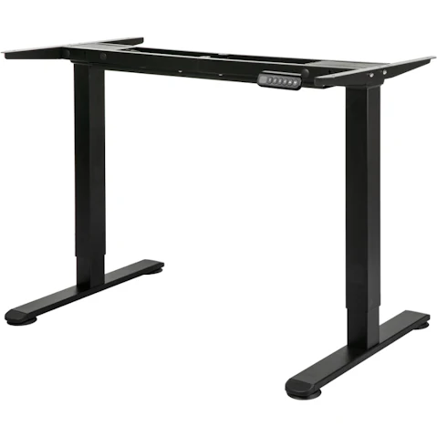 Levede Dual Motor Adjustable Height Office Desk Frame - Black