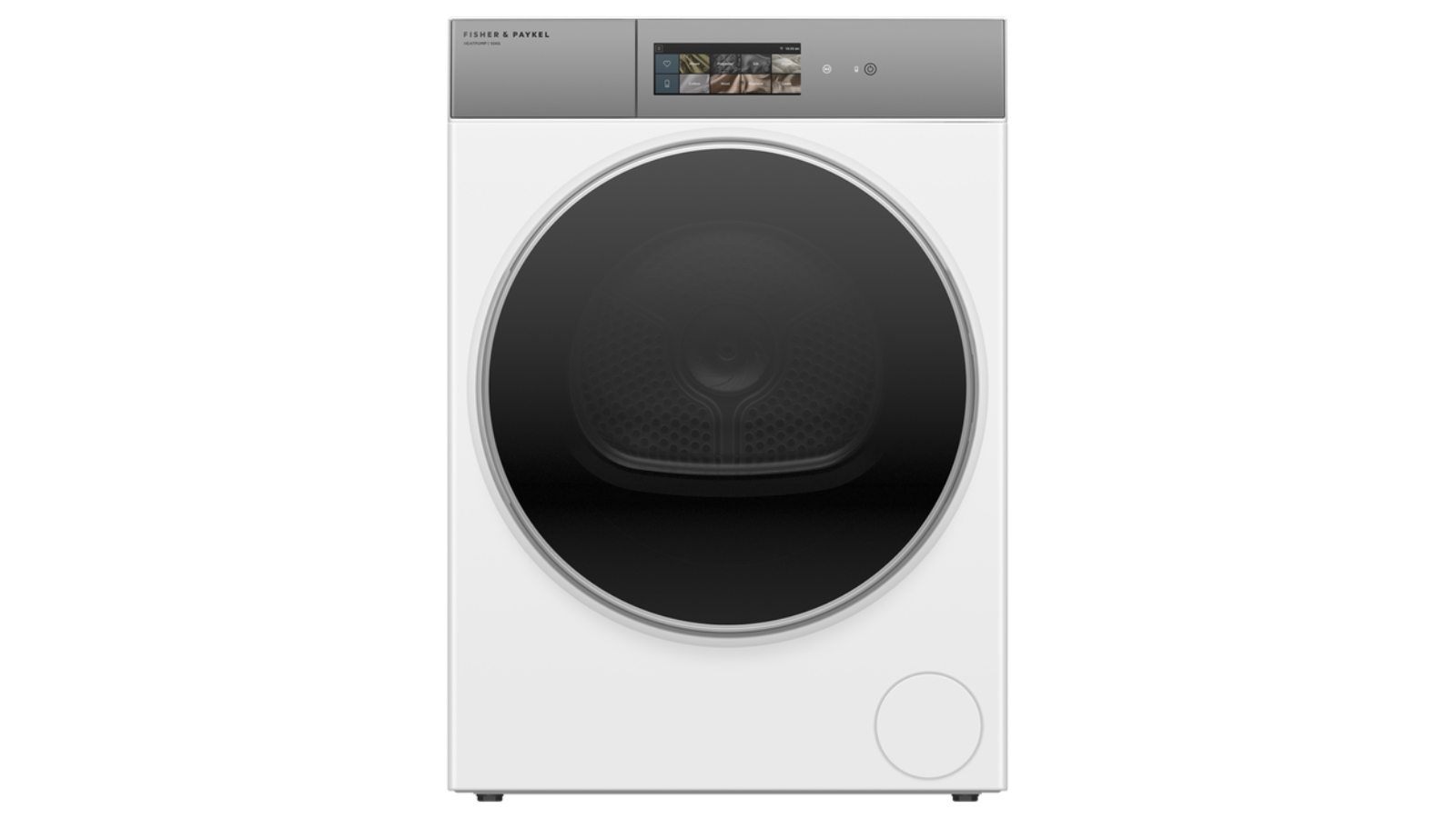 Fisher & Paykel 10kg Series 9 Contemporary 3D Active Sense Heat Pump Dryer - White
