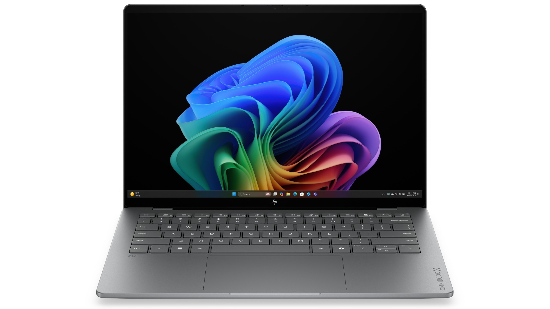 HP OmniBook X 14-inch Snapdragon X2 Plus X2P-42-100/16GB/512GB SSD Next Gen AI Laptop - Meteor Silver