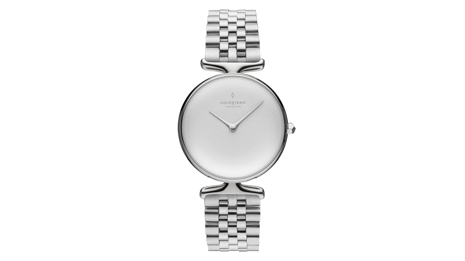 Nordgreen 3.2cm Link Unika Bracelet Watch - Silver