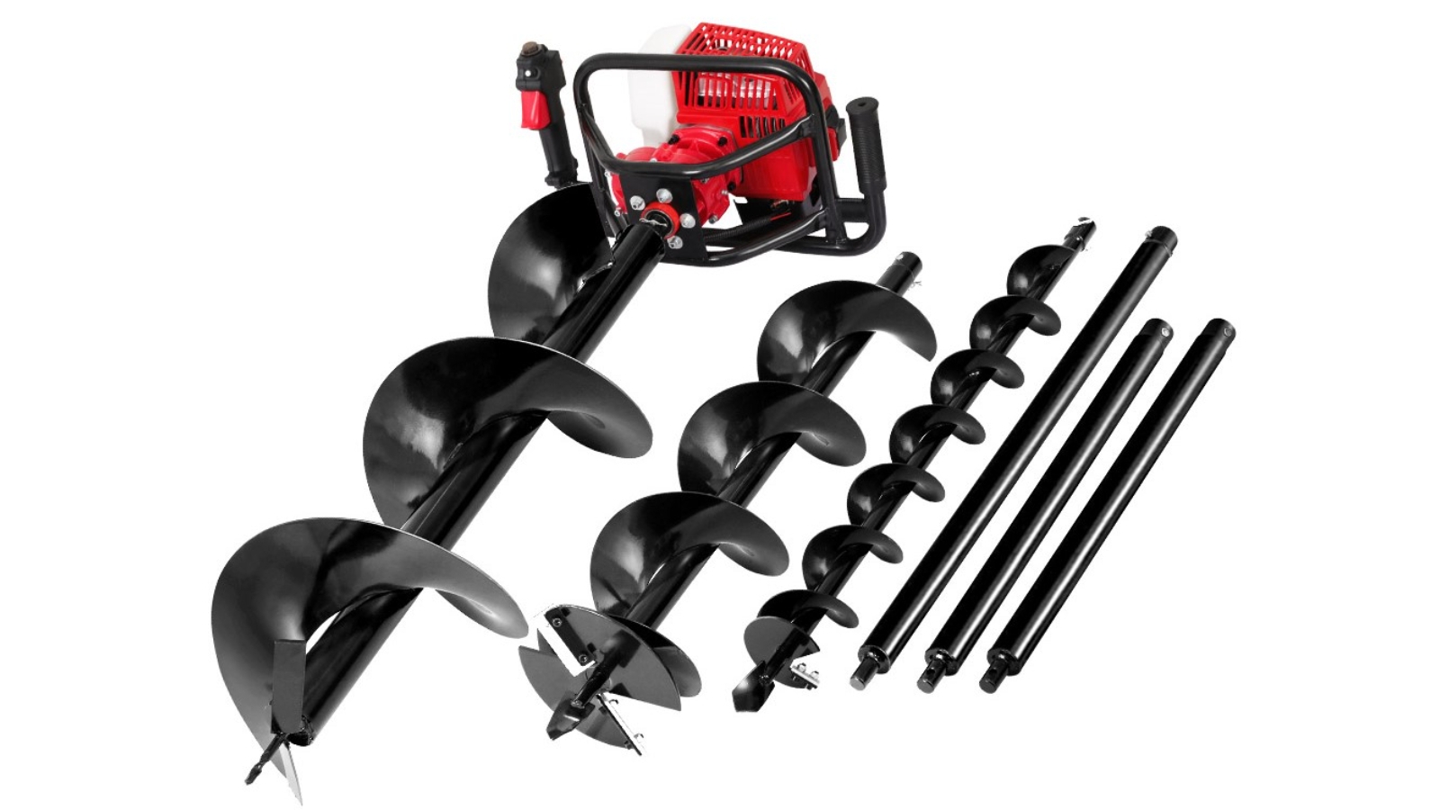 Giantz 92CC Petrol Post Hole Digger Drill Borer Fence Extension