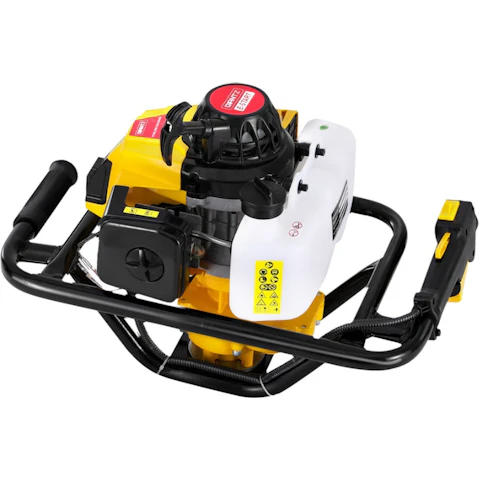 Giantz 82CC Post Hole Digger Petrol Engine - Yellow